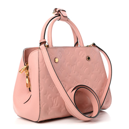 Louis Vuitton Empreinte Montaigne BB Rose Ballerine 2 of 4