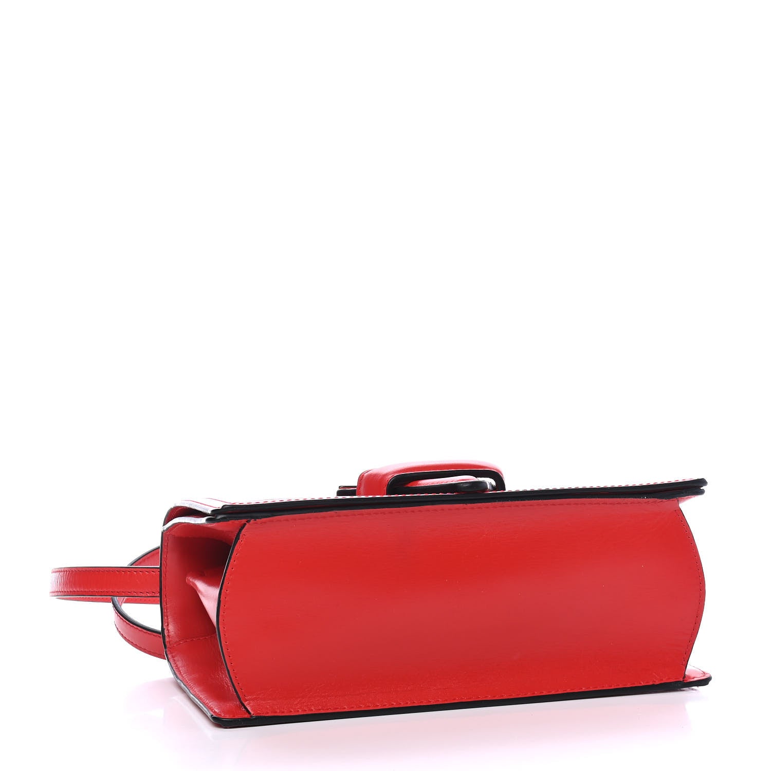 Loewe Calfskin Small Barcelona Shoulder Bag Red 4 of 9