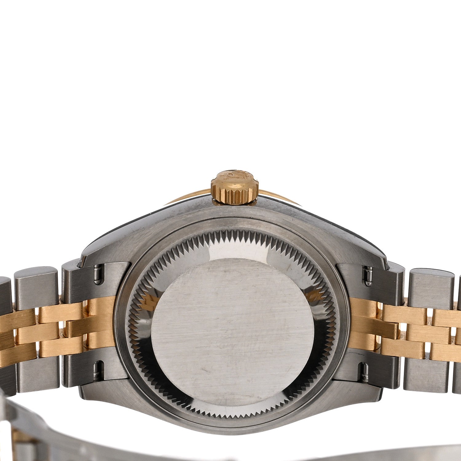 Rolex Stainless Steel 18K Yellow Gold Diamond 28mm Oyster Perpetual Datejust Watch Silver 279173 4 of 5