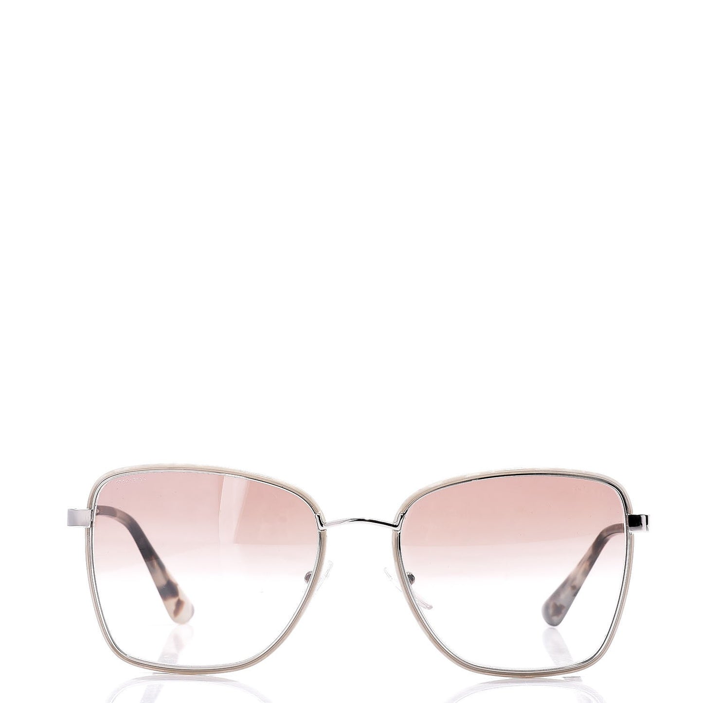 Gradient Aviator Sunglasses SPR 52S Ivory Silver
