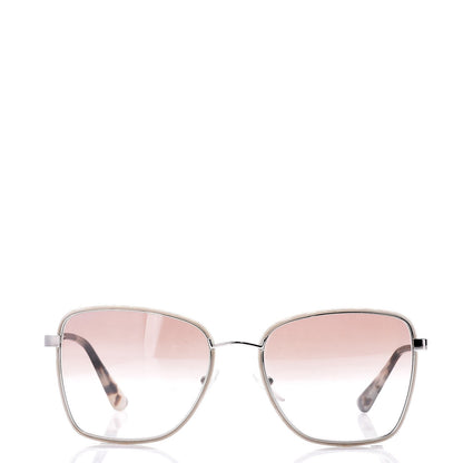 Prada Gradient Aviator Sunglasses SPR 52S Ivory Silver 2 of 8