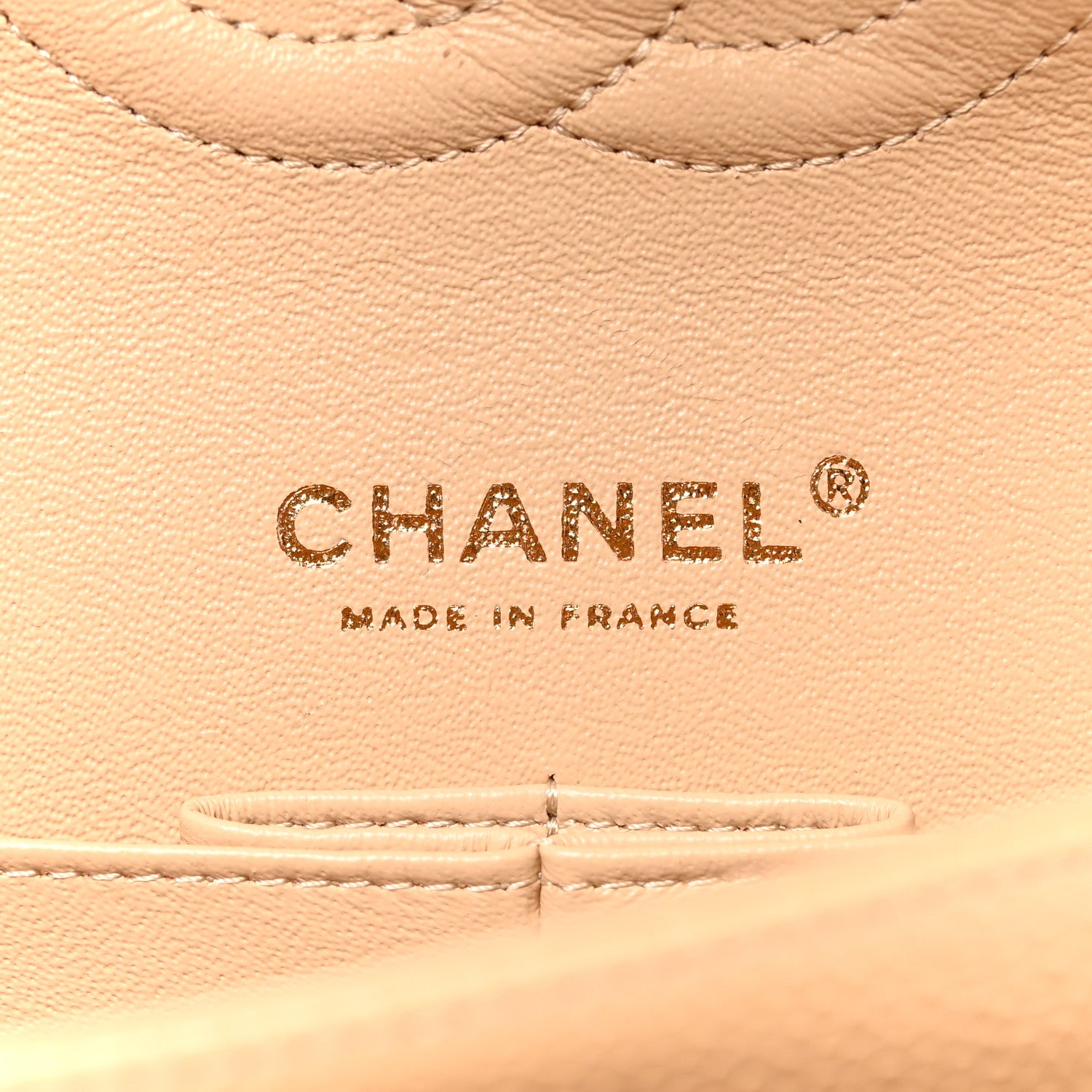 Chanel Caviar Quilted Medium Double Flap Beige Clair 6 of 11