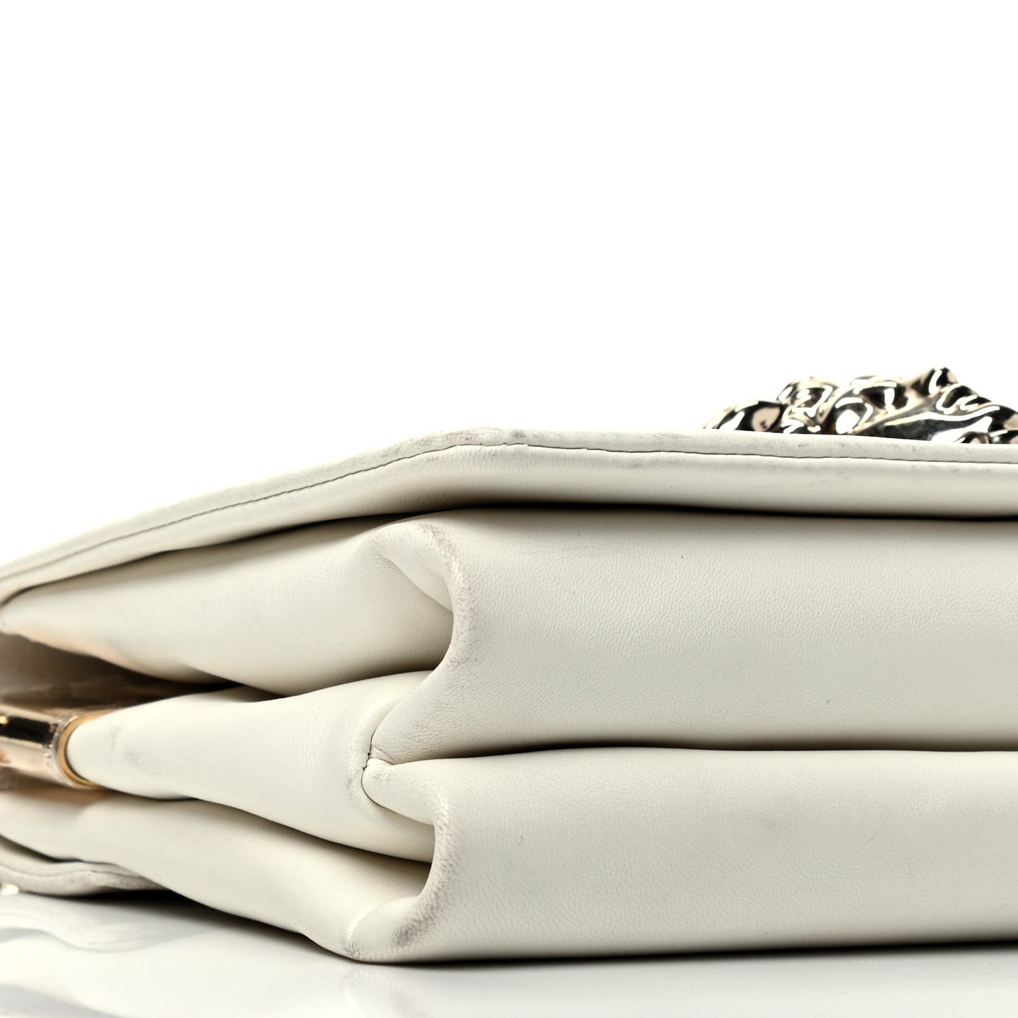 Nappa Palazzo Sultan Shoulder Bag White