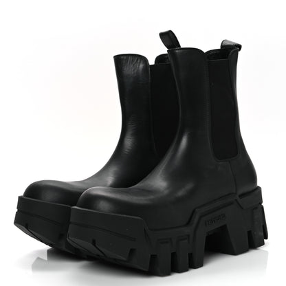 Balenciaga Smooth Calfskin Bulldozer Chelsea Boots 40 Black 4 of 8