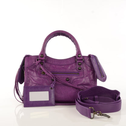 Balenciaga Agneau Classic Hardware Mini City Ultraviolet 6 of 11