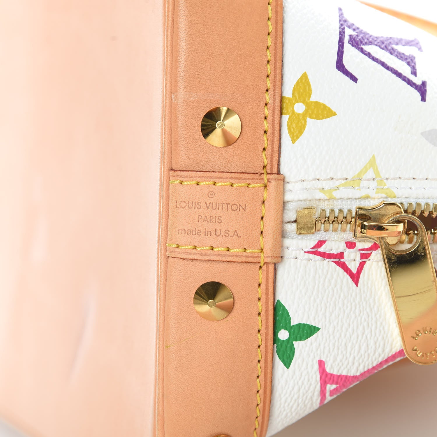 Louis Vuitton Monogram Multicolor Alma White 6 of 17