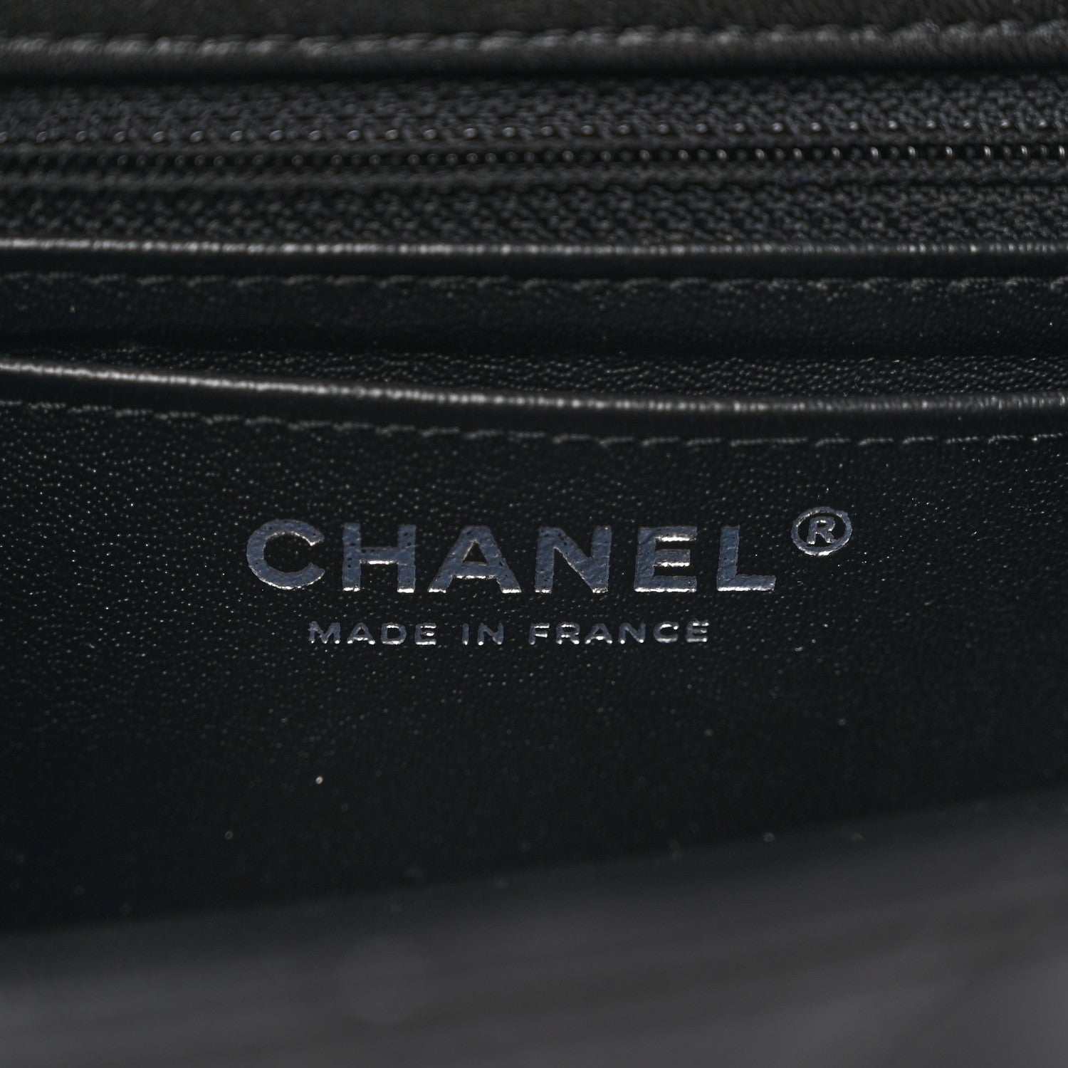 Chanel Lambskin Quilted Mini Rectangular Flap Black 6 of 10