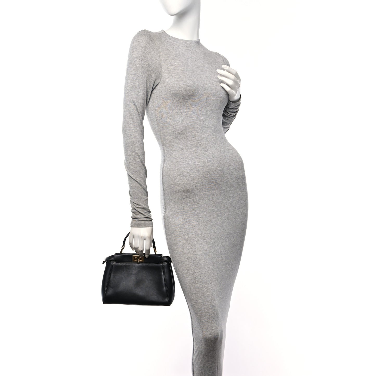 Nappa Mini Peekaboo Iconic Satchel Black