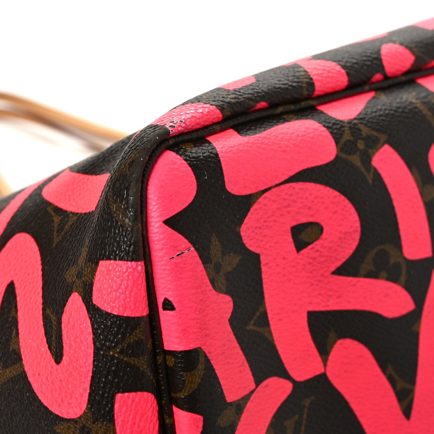 Monogram Graffiti Neverfull GM Fuchsia