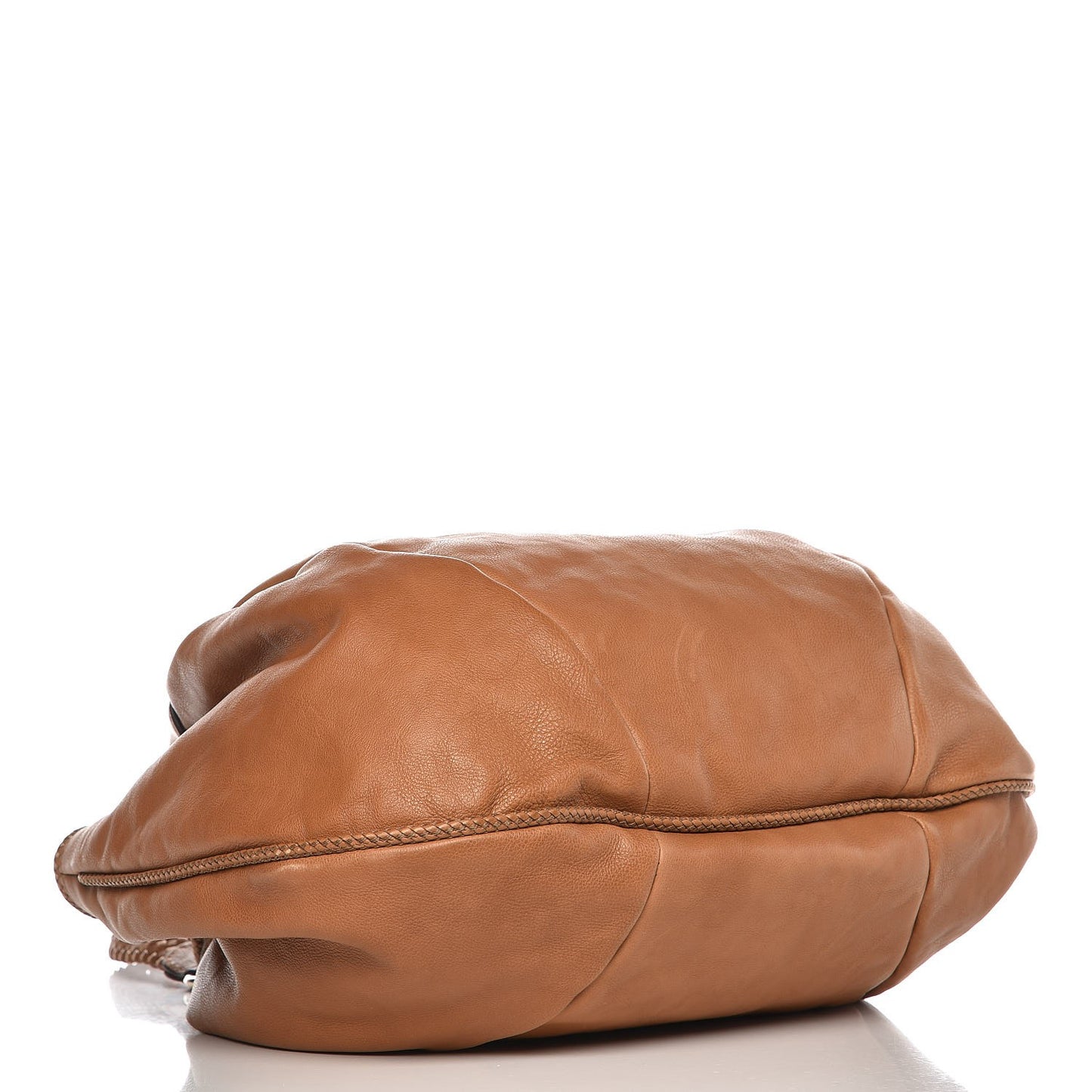 Pebbled Calfskin Medium Marrakech Shoulder Bag Camel
