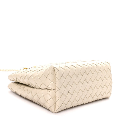 Bottega Veneta Nappa Intrecciato Small Andiamo Shoulder Bag Sea Salt 4 of 9