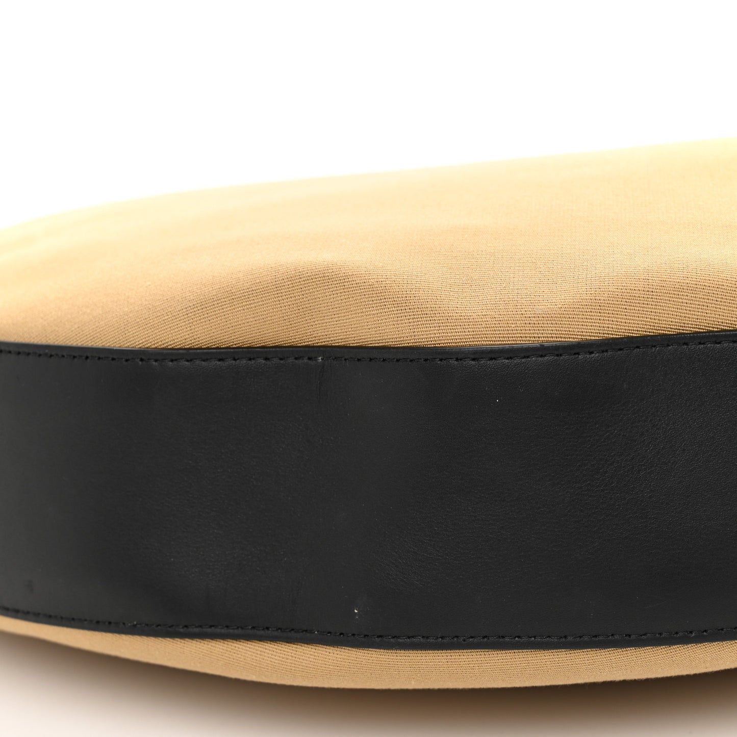 Canvas Calfskin August Hobo Beige