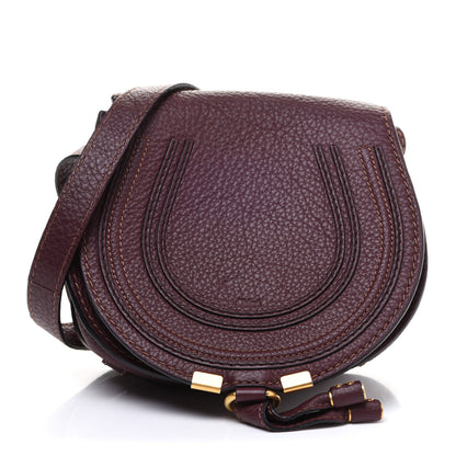Chloe Calfskin Mini Marcie Round Crossbody Bag Wild Purple 1 of 11