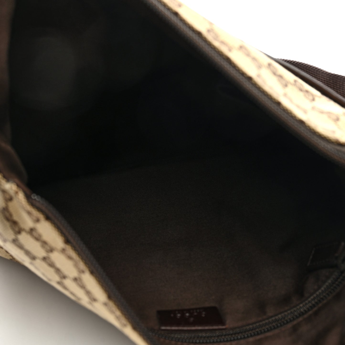 Monogram Calfskin Perforated Medium Flat Messenger Bag Dark Brown