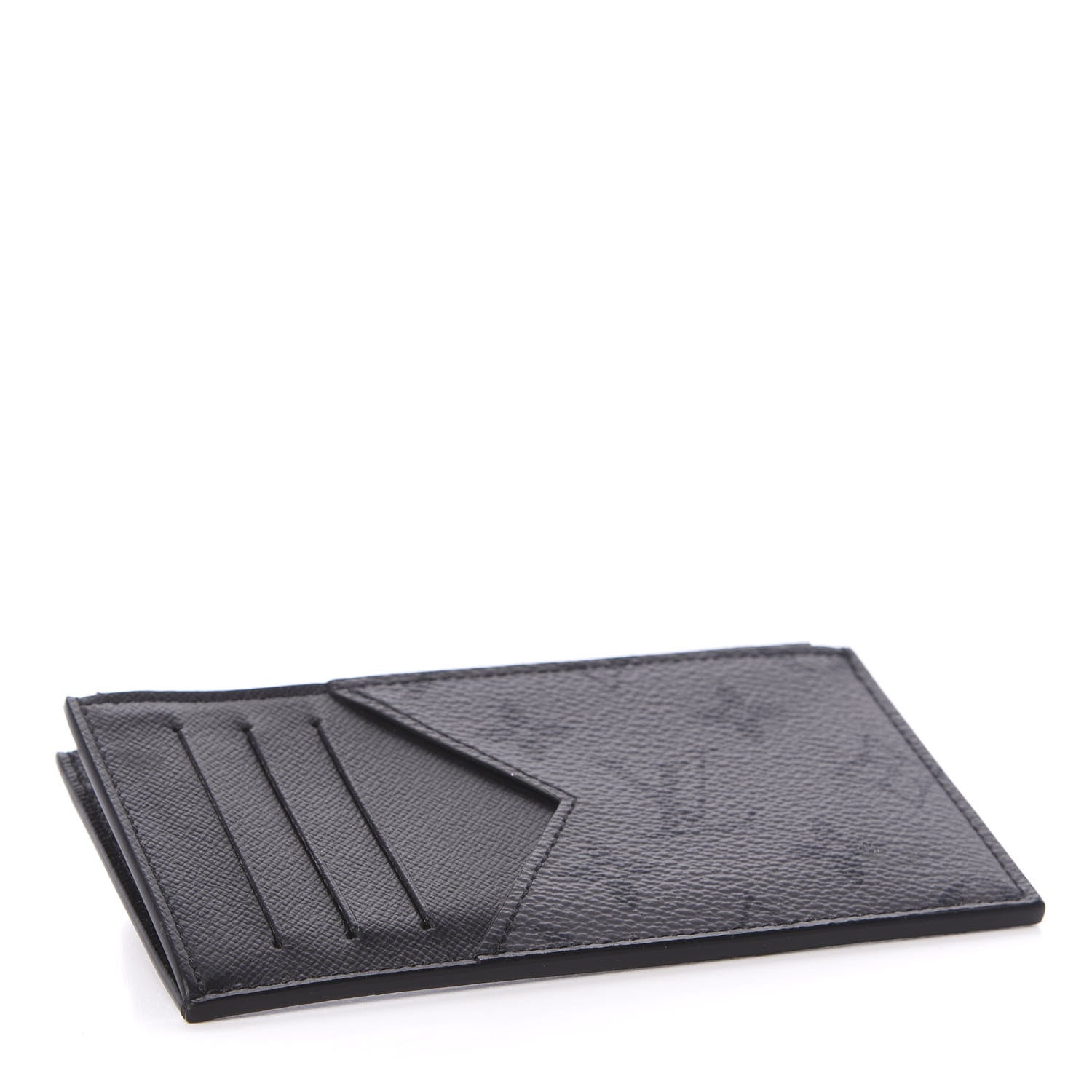 Louis Vuitton Reverse Monogram Eclipse Taiga Coin Card Holder 4 of 6