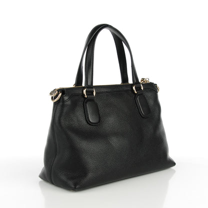 Gucci Cellarius Calfskin Small Soho Top Handle Satchel Black 3 of 7