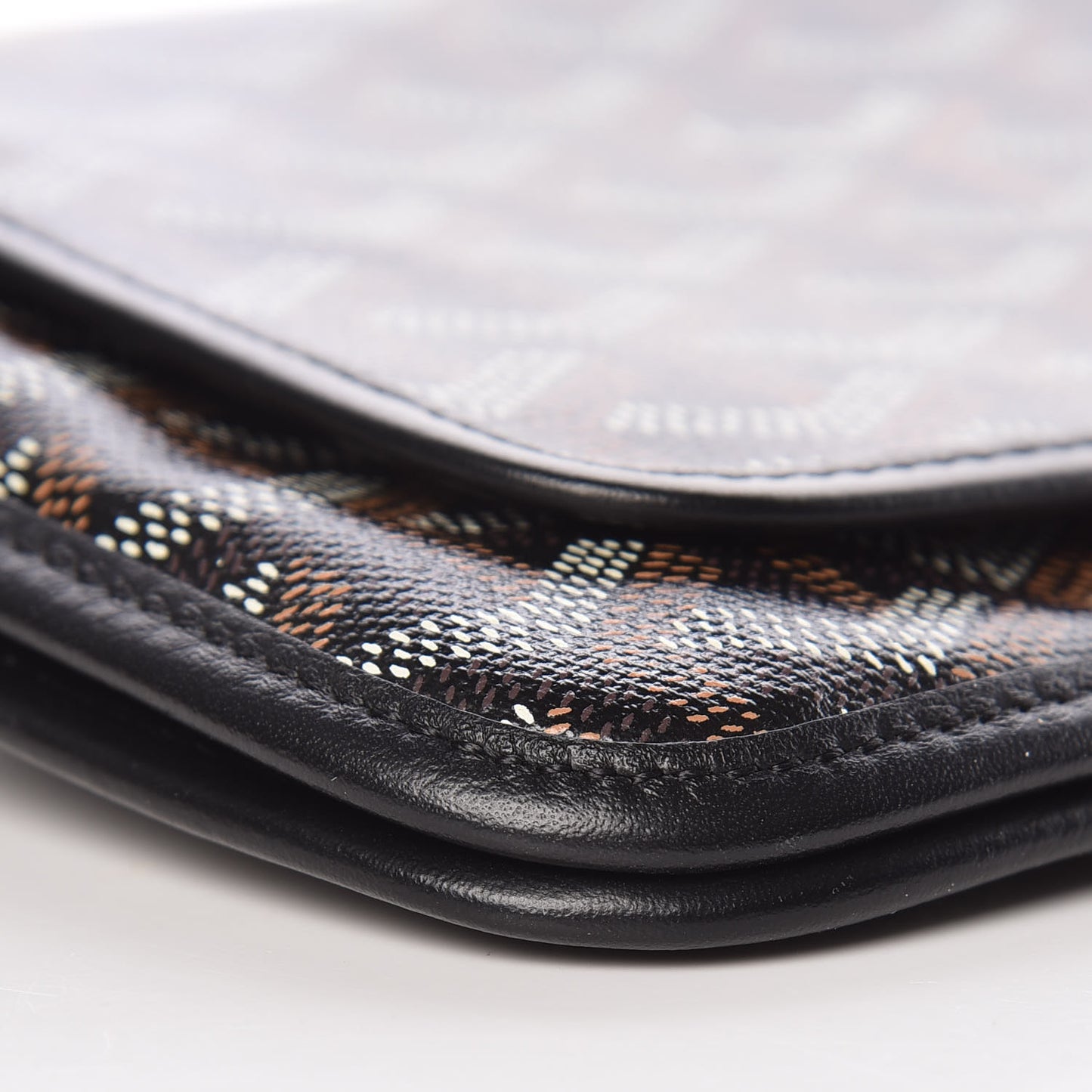 Goyardine Plumet Wallet Clutch Black