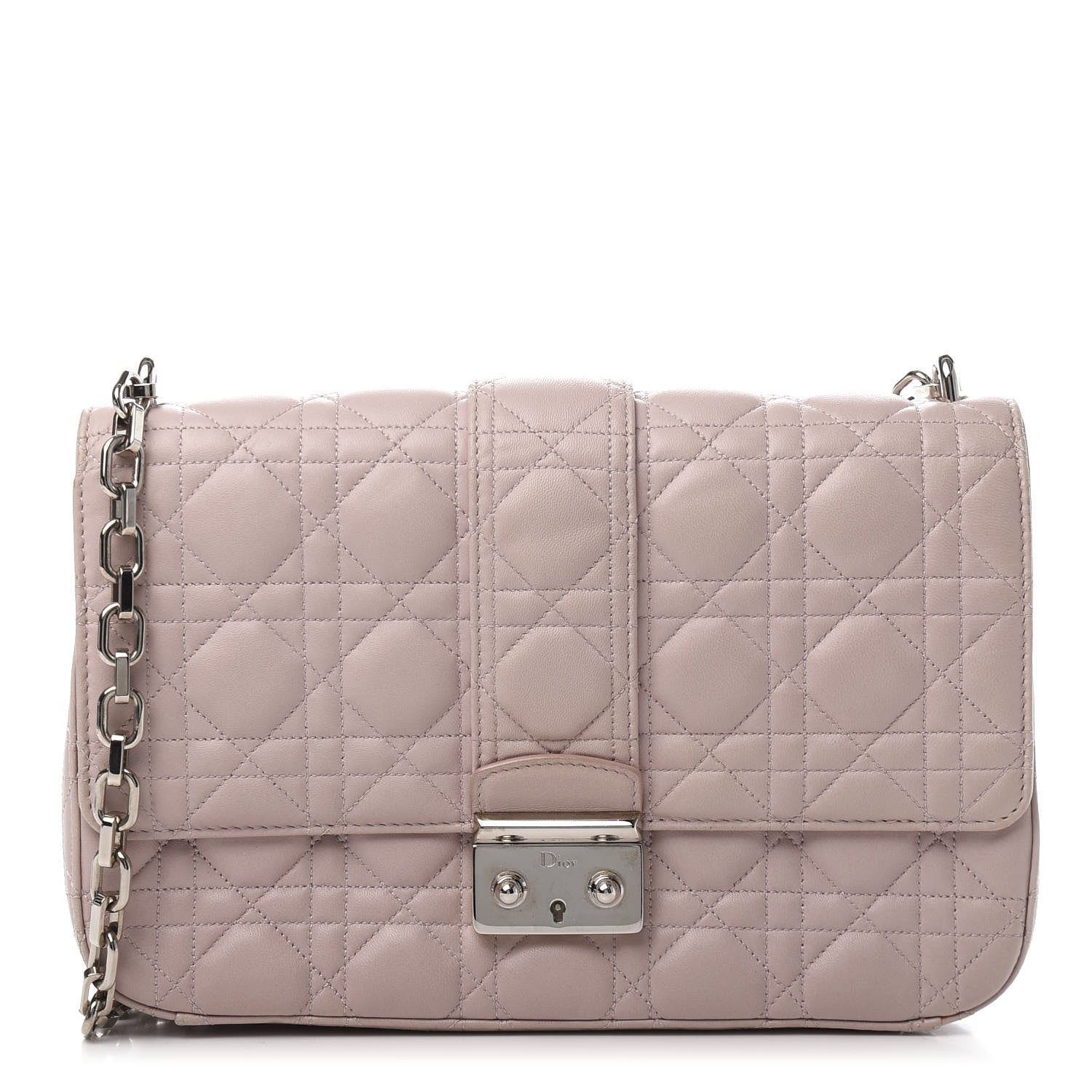 Christian Dior Lambskin Cannage Medium Miss Dior Flap Light Pink 1 of 12