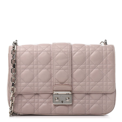 Christian Dior Lambskin Cannage Medium Miss Dior Flap Light Pink 1 of 12