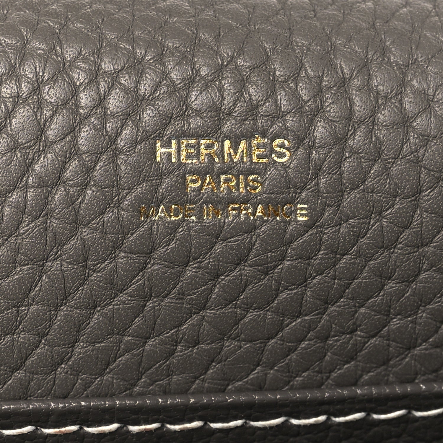 Hermes Taurillon Clemence Sac Roulis 23 Etain 6 of 9