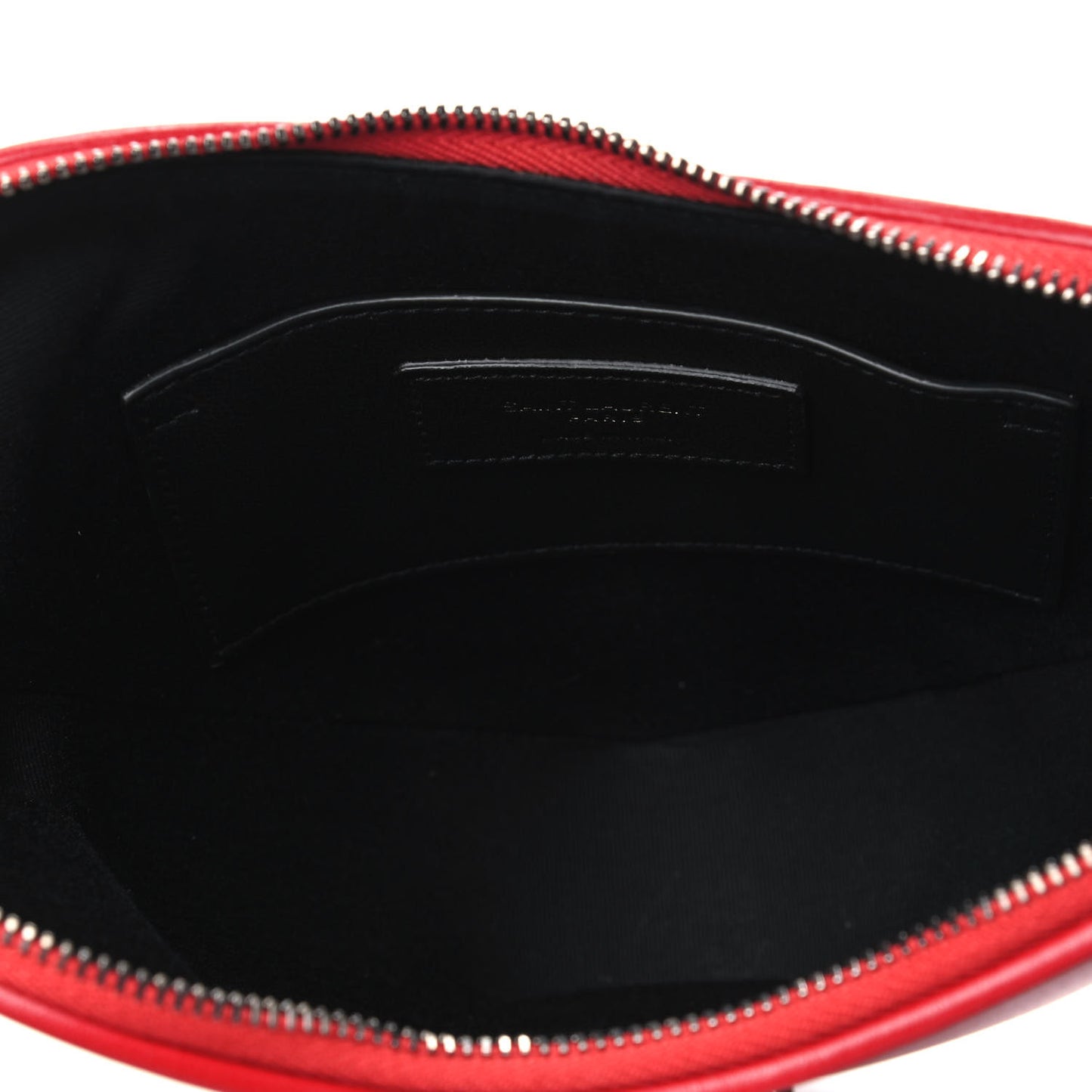 Calfskin Heart Monogram Crossbody Red
