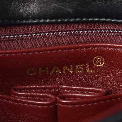 Chanel Lambskin Quilted Mini Square Flap Black 6 of 11