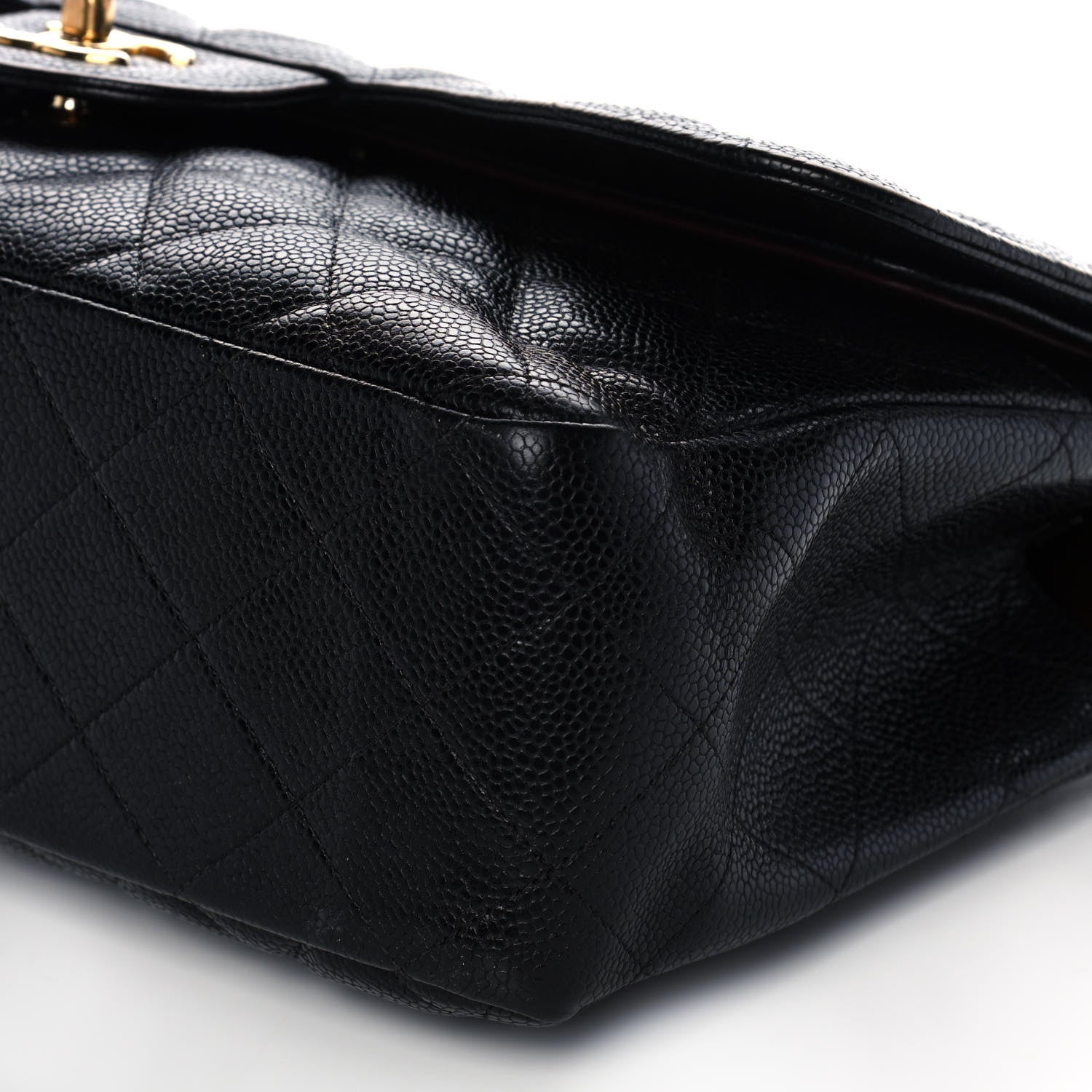 Chanel Caviar Quilted Jumbo Double Flap Black 6 of 10
