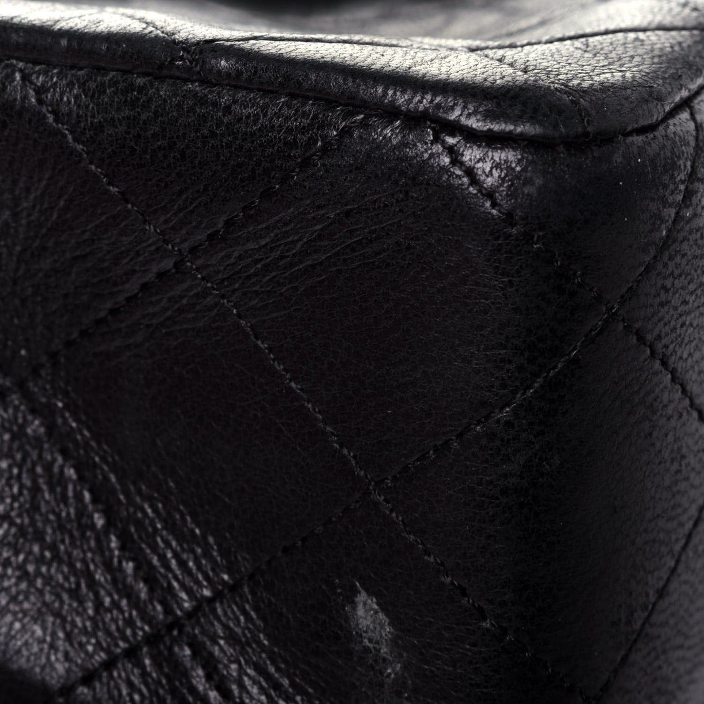 Lambskin Quilted Small Single Flap Black