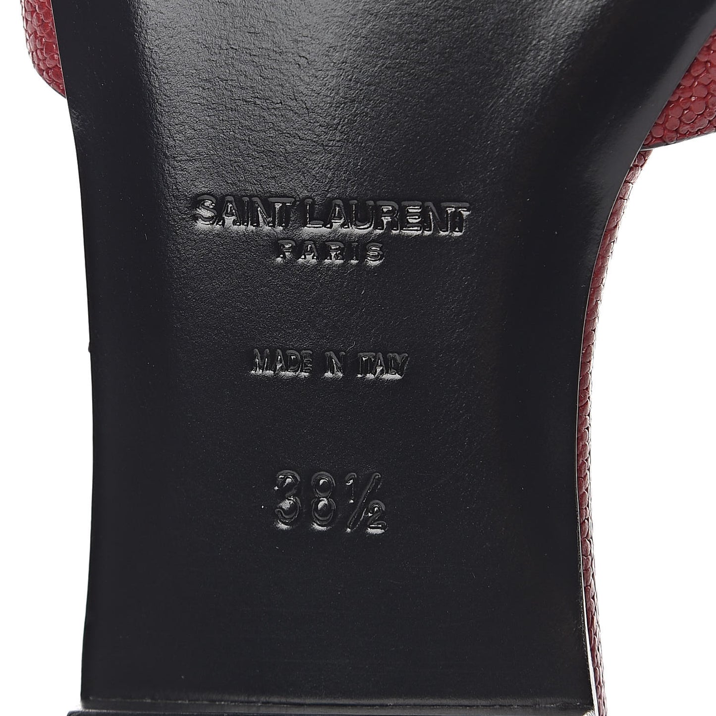 Grain De Poudre Nu Pied 05 Slide Sandals 38.5 Red
