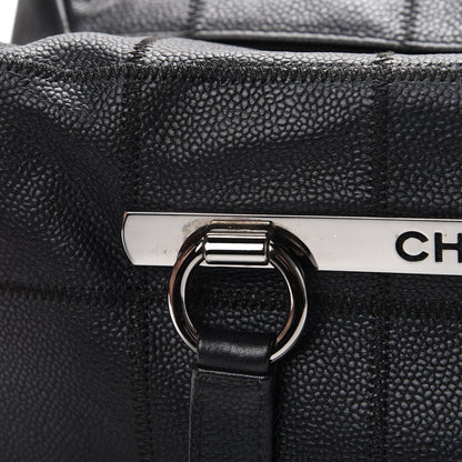 Chanel Caviar Square Stitched Bowler Black 15 of 15