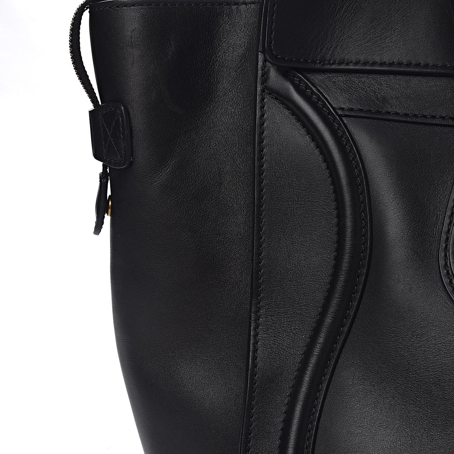 Smooth Calfskin Large Luggage Black