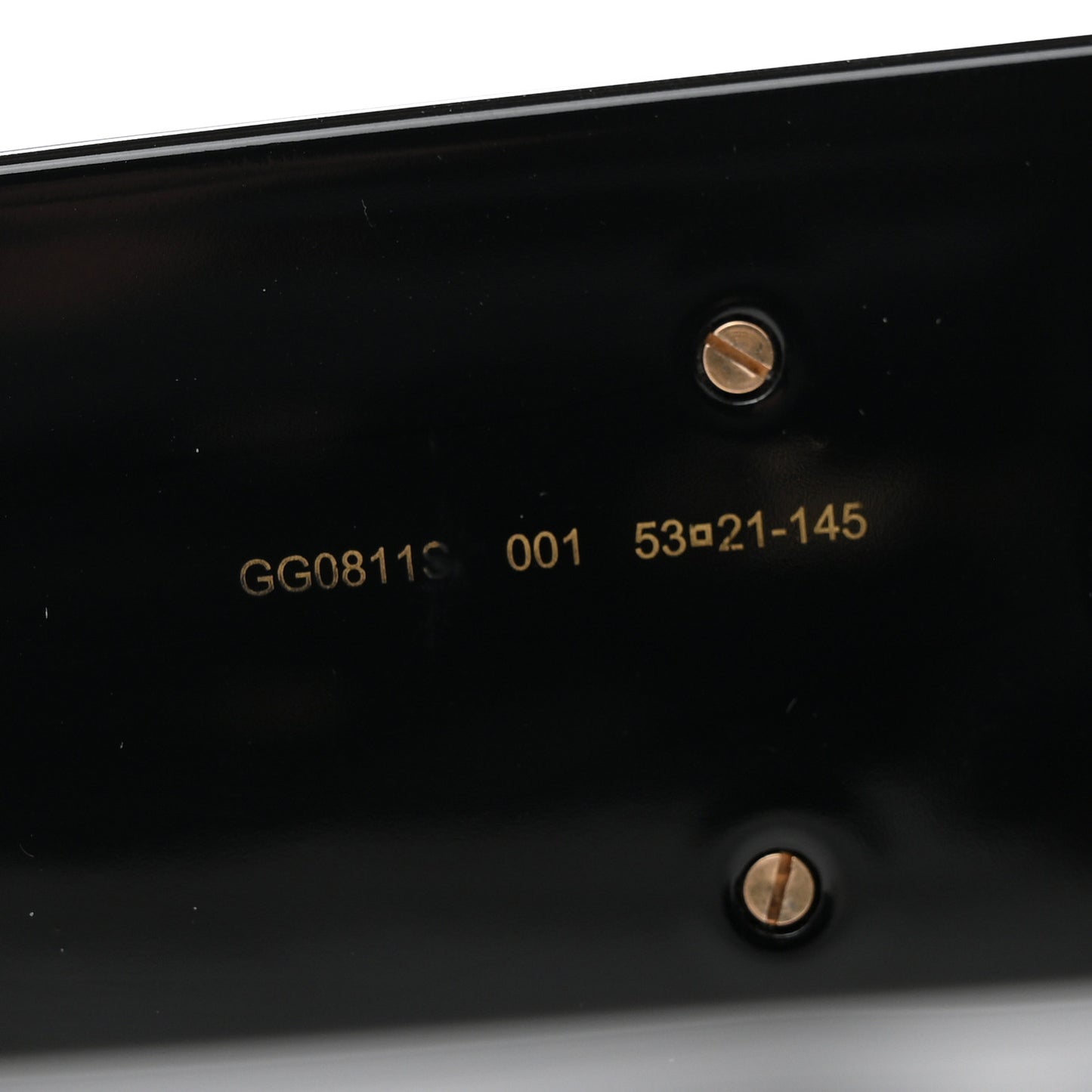 Oversized Rectangular Acetate Frame GG Marmont Logo Sunglasses GG0811S Black