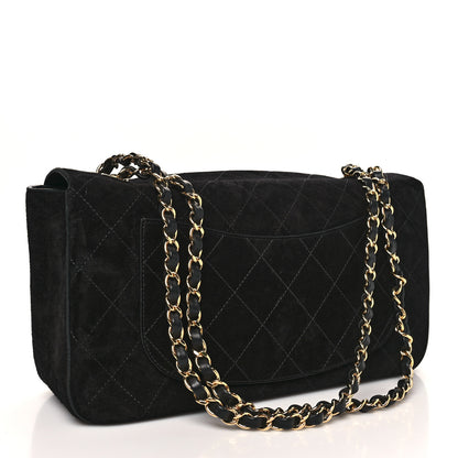 Chanel Suede Calfskin Small Souplissimo Maxi Flap Black 2 of 10