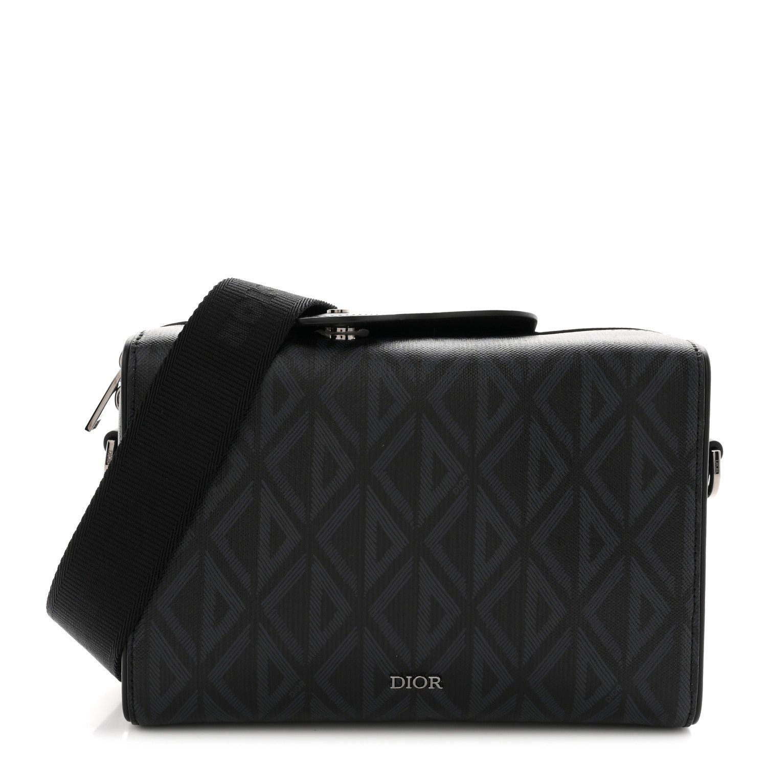 Christian Dior Canvas CD Diamond Lingot 22 Bag Black 1 of 9
