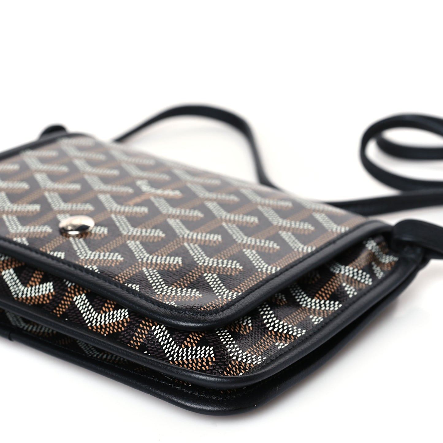 Goyardine Plumet Wallet Clutch Black