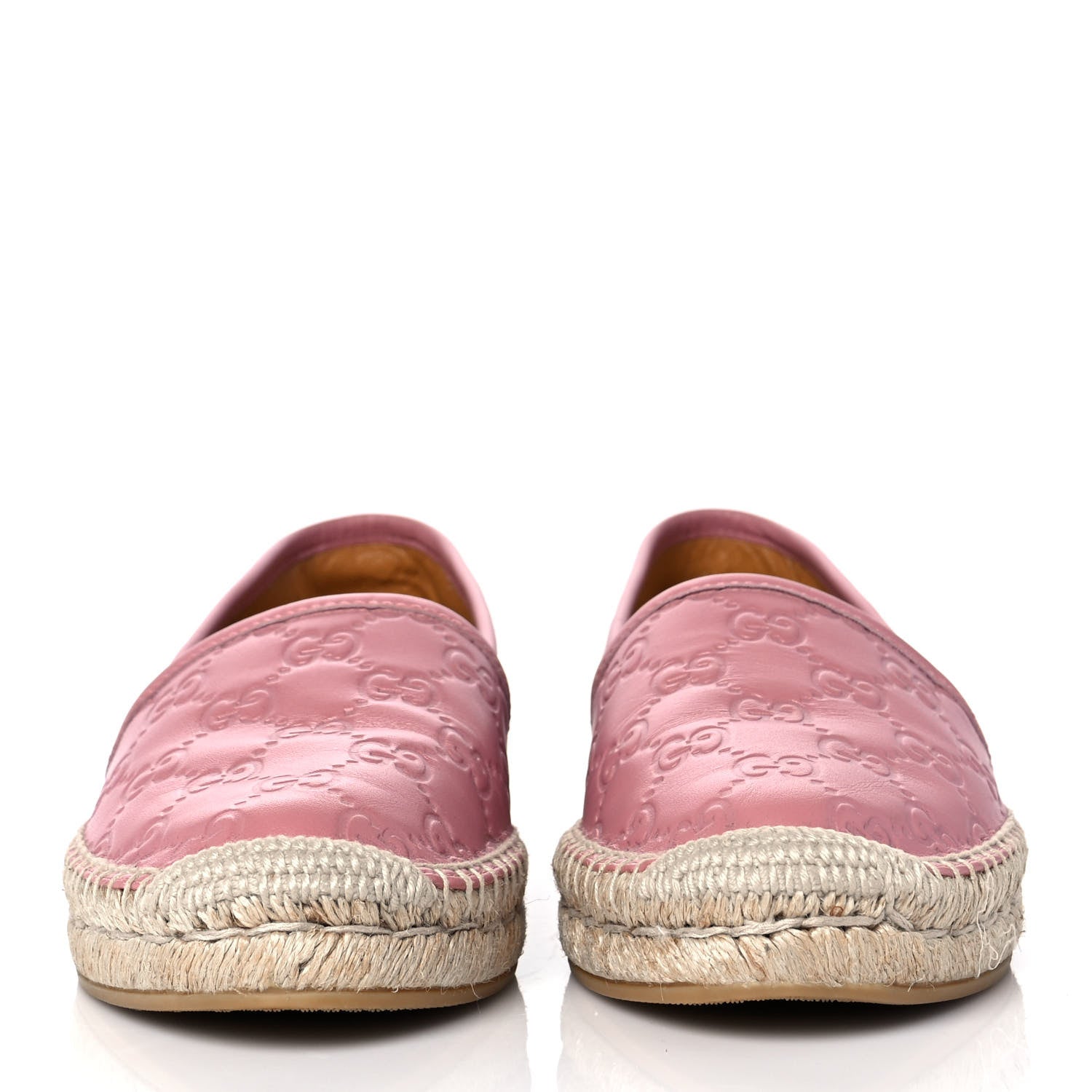 Gucci Guccissima Signature Espadrilles 37 Rose Baby Candy 2 of 8