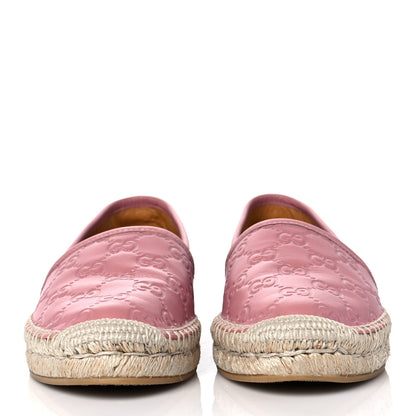 Gucci Guccissima Signature Espadrilles 37 Rose Baby Candy 2 of 8