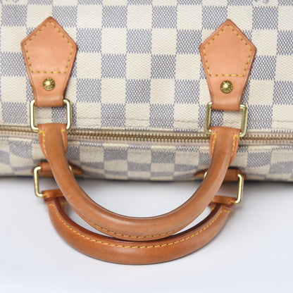Louis Vuitton Damier Azur Speedy 30 14 of 16