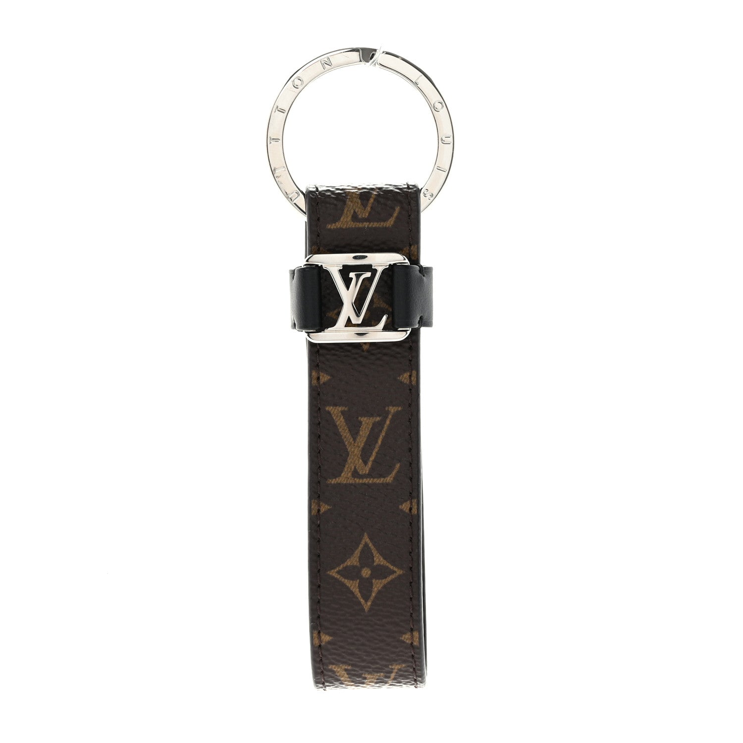 Louis Vuitton Monogram LV Dragonne Bag Charm Key Holder 1 of 7