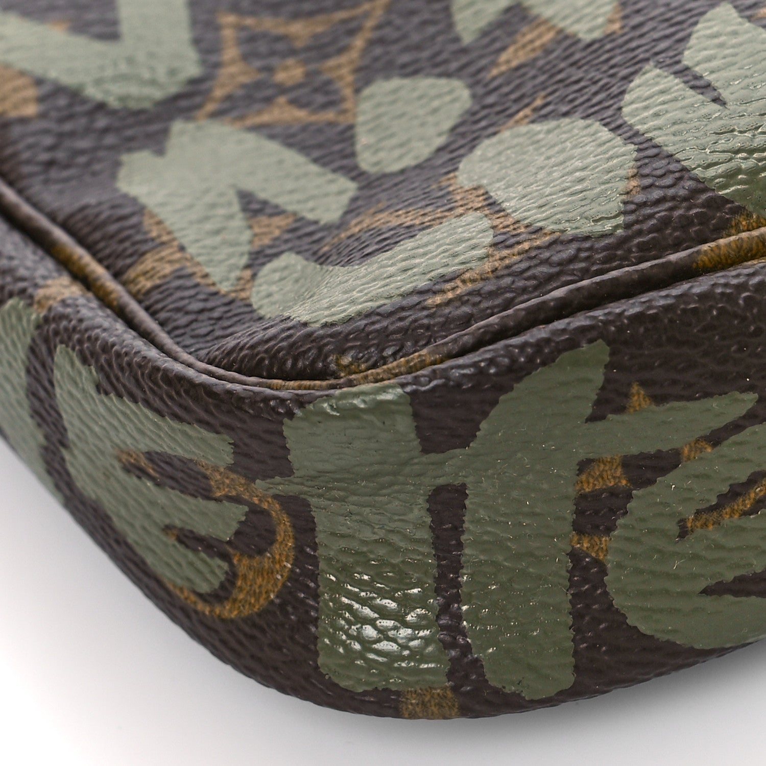 Louis Vuitton Monogram Graffiti Pochette Accessories Kaki 8 of 9