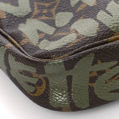 Louis Vuitton Monogram Graffiti Pochette Accessories Kaki 8 of 9