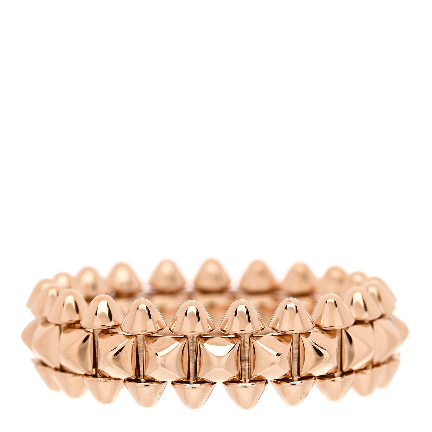 18K Pink Gold SM Clash De Cartier Ring 48 4.5
