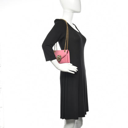 Dolce & Gabbana Smooth Calfskin Mini Devotion Crossbody Bag Rosa 2 of 10