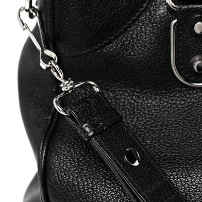Balenciaga Chevre Silver Metallic Edge Hardware Velo Black 26 of 28