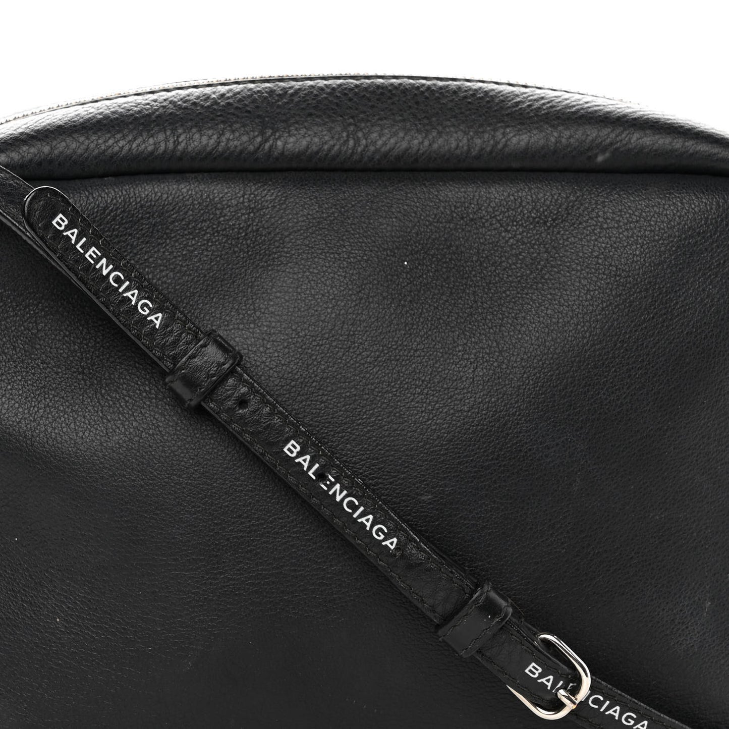 Calfskin Logo Strap S Everyday Camera Bag Black