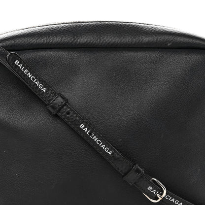 Balenciaga Calfskin Logo Strap S Everyday Camera Bag Black 8 of 12