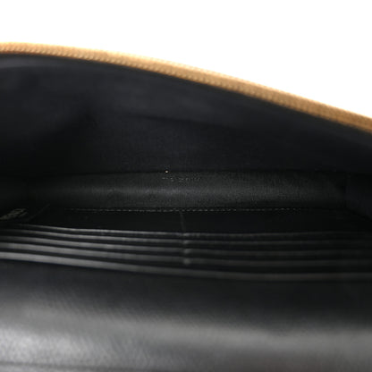 Fendi Vitello Cruise F is Fendi Bi-Color FF 1974 Embossed Medium Envelope Wallet On Chain Black Maya 5 of 9