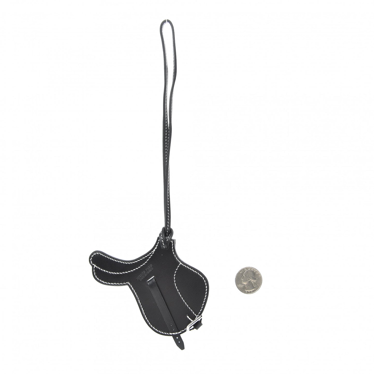 Box Paddock Selle Horse Saddle Bag Charm Black