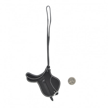 Hermes Box Paddock Selle Horse Saddle Bag Charm Black 2 of 3