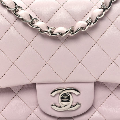 Chanel Lambskin Quilted Mini Square Flap Light Pink 8 of 10